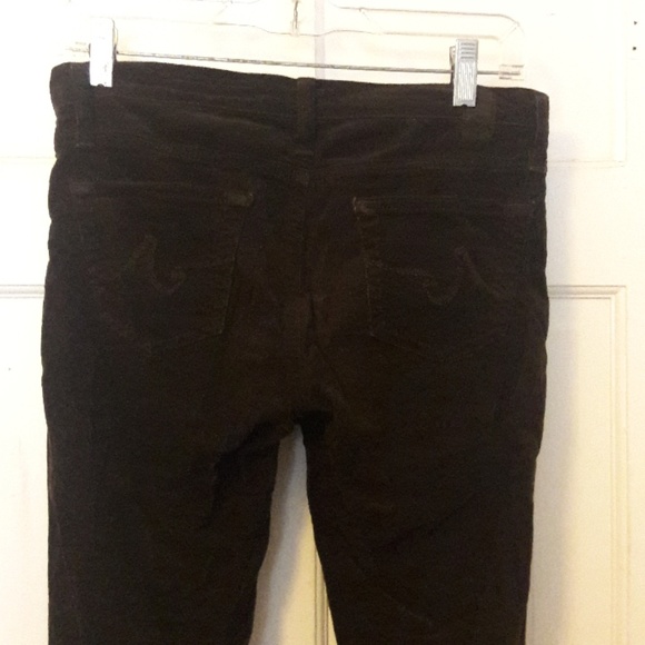 AG wide leg brown corduroy 27 - Picture 3 of 3